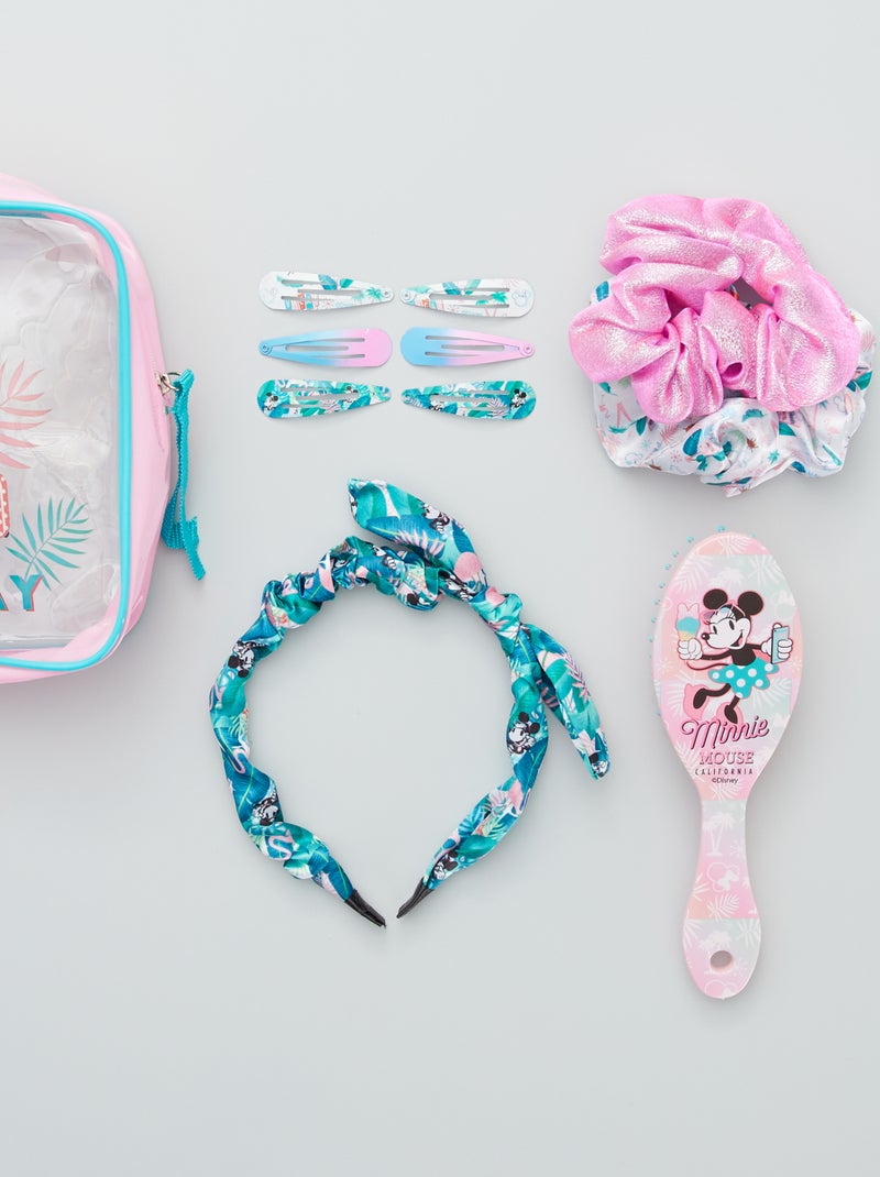 Boite accessoires cheveux 'Minnie' rose - Kiabi