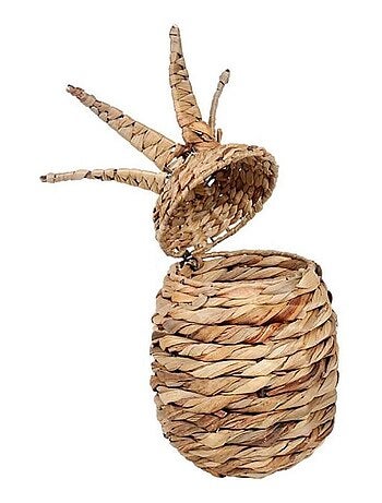 Boite ananas paille naturelle