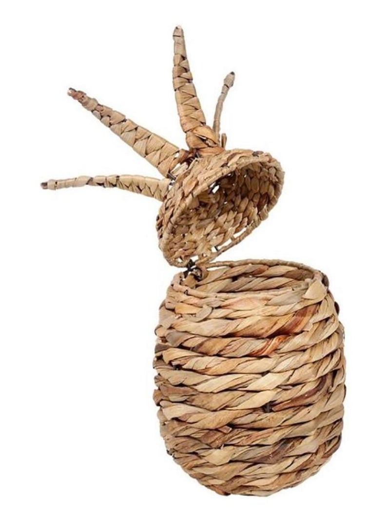 Boite ananas paille naturelle Beige - Kiabi