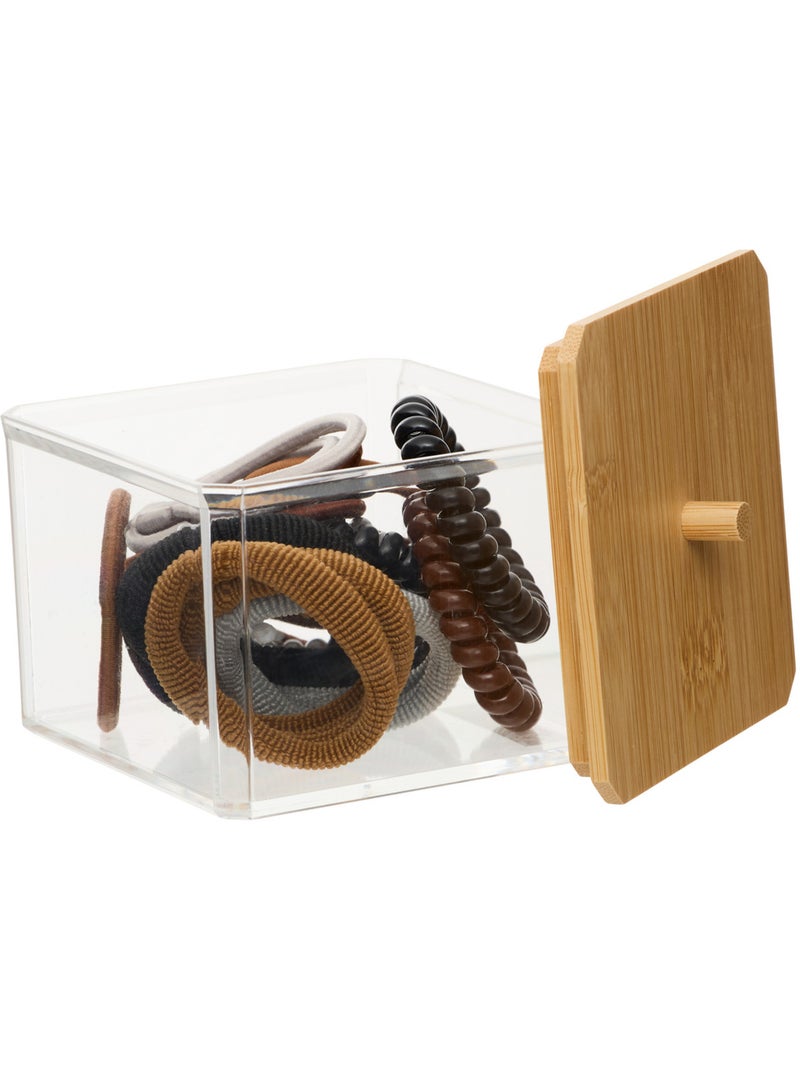 Boîte avec 20 élastiques à cheveux assortis SELENA Beige - Kiabi
