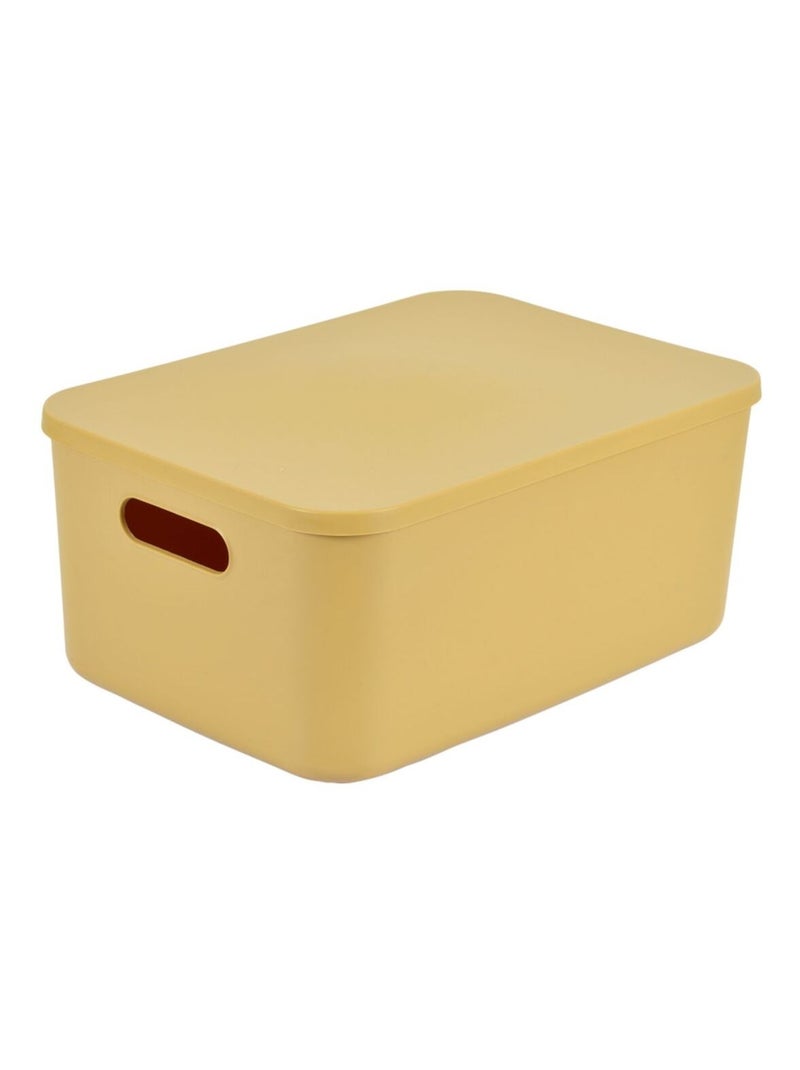 Boite avec couvercle CHROMACASE Jaune - Kiabi