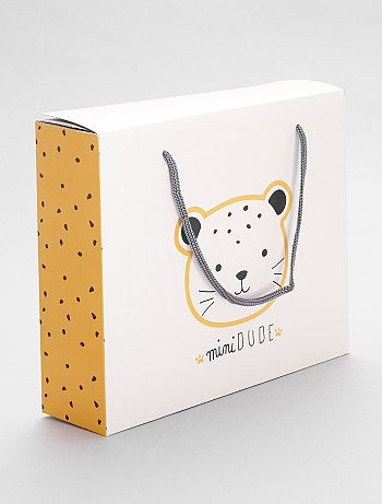 Boîte cadeau en papier recyclé