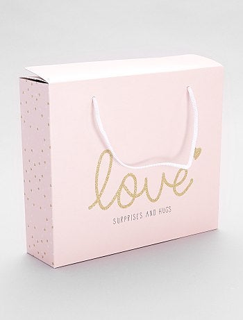 Boîte cadeau en papier recyclé