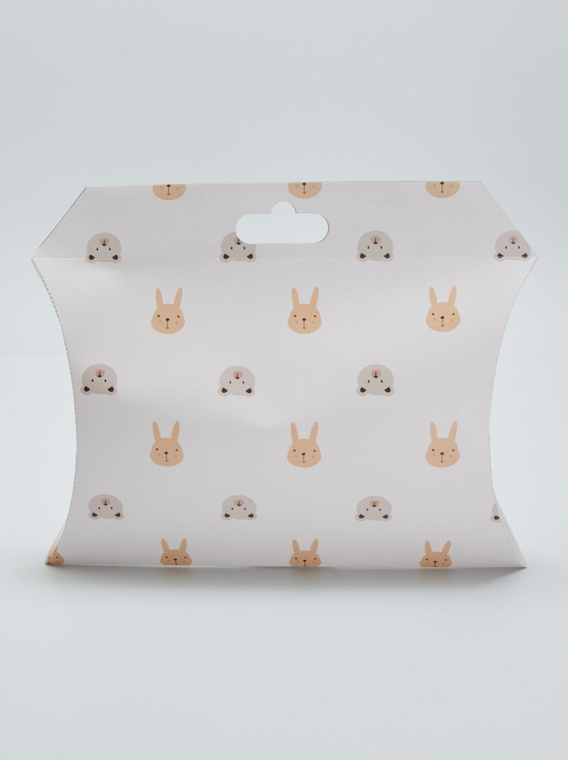 Boite cadeau 'naissance' Aniaml - Kiabi