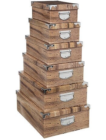 Boite Coins x6 Lady Jungle BOX'