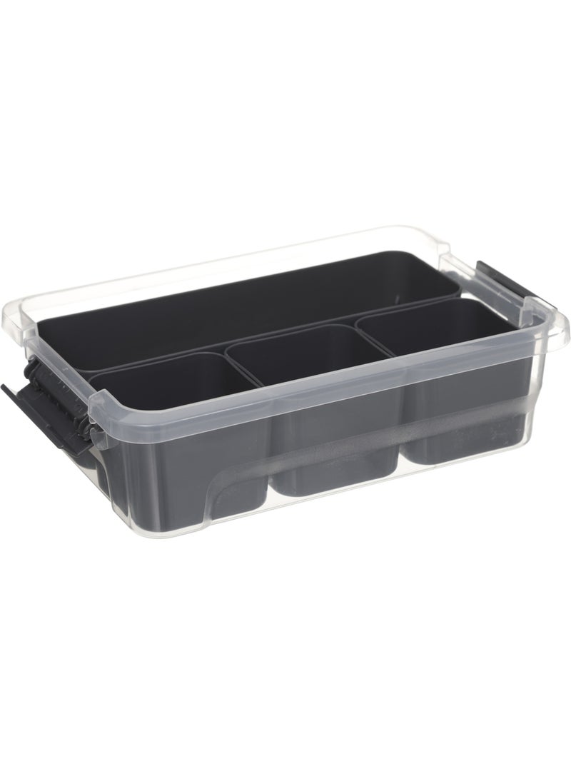 Boîte compartimentée 1,5L SAMBA Transparent - Kiabi
