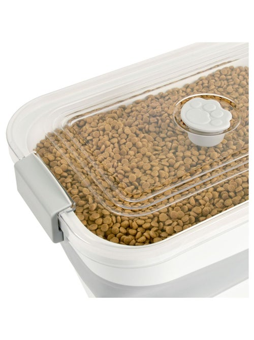 Boite conteneur à croquettes pliable avec roues - Kiabi