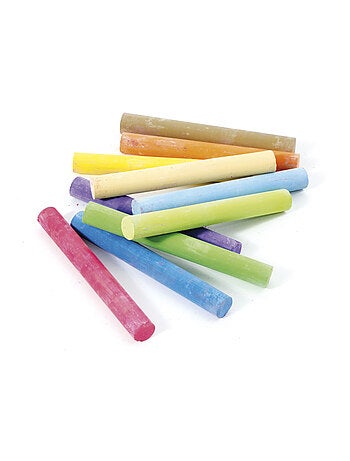 Boite de 10 craies de couleur