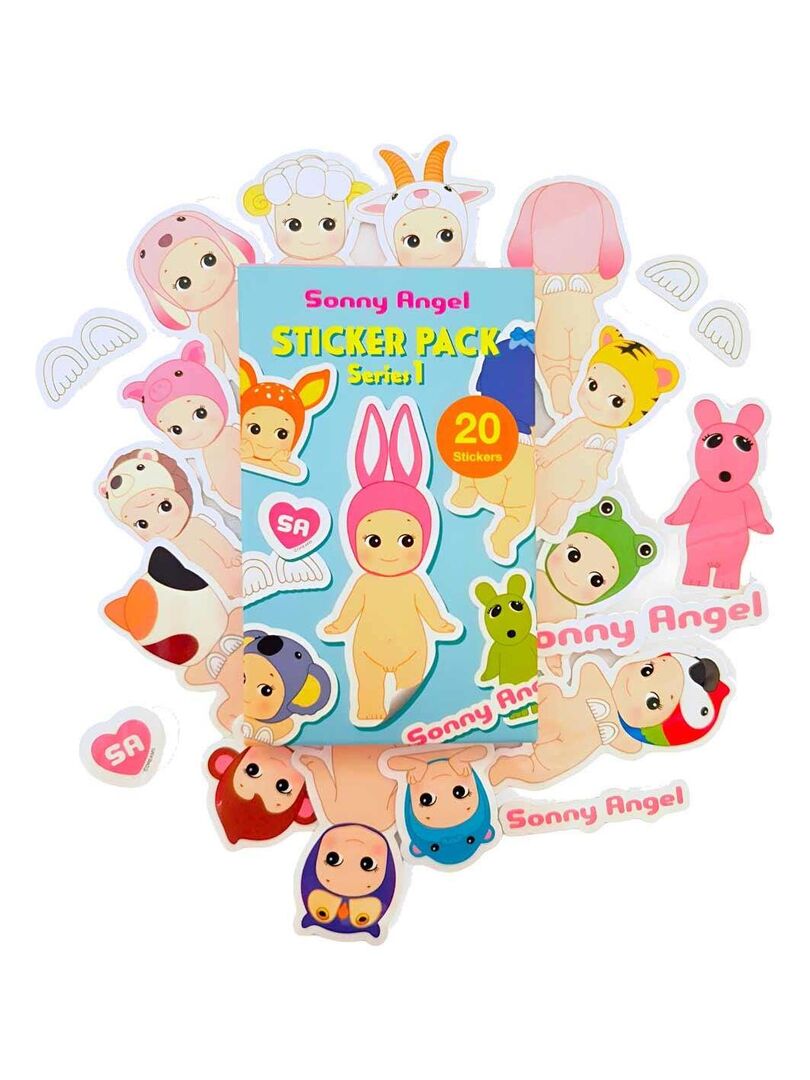 Boite de 20 mini-stickers Sonny Angel Multicolore - Kiabi