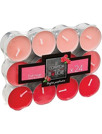 Boîte de 24 bougies chauffe-plat parfumées nina