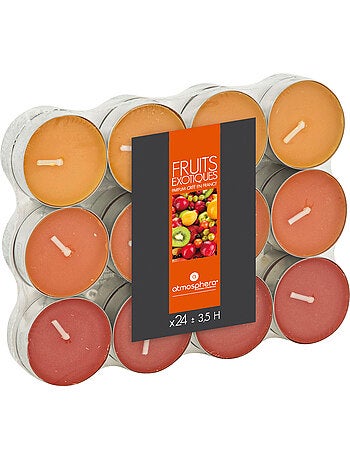 Boîte de 24 bougies chauffe-plat parfumées nina