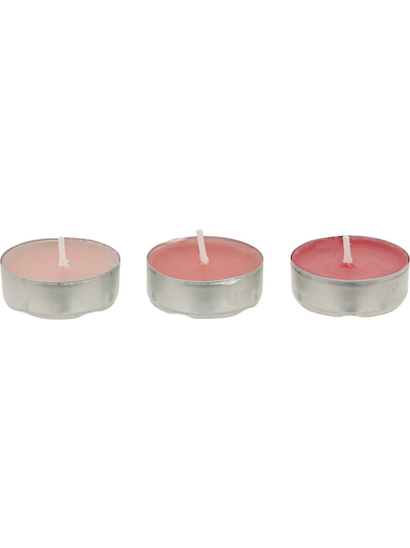 Boîte de 24 bougies chauffe-plat parfumées NINA Rouge - Kiabi