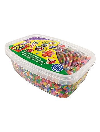 Boite de 7000 perles Technique à repasser : Mix standard - Kiabi