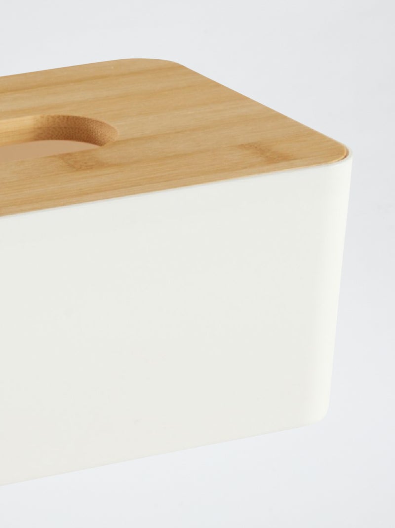 Boite de mouchoirs Blanc - Kiabi