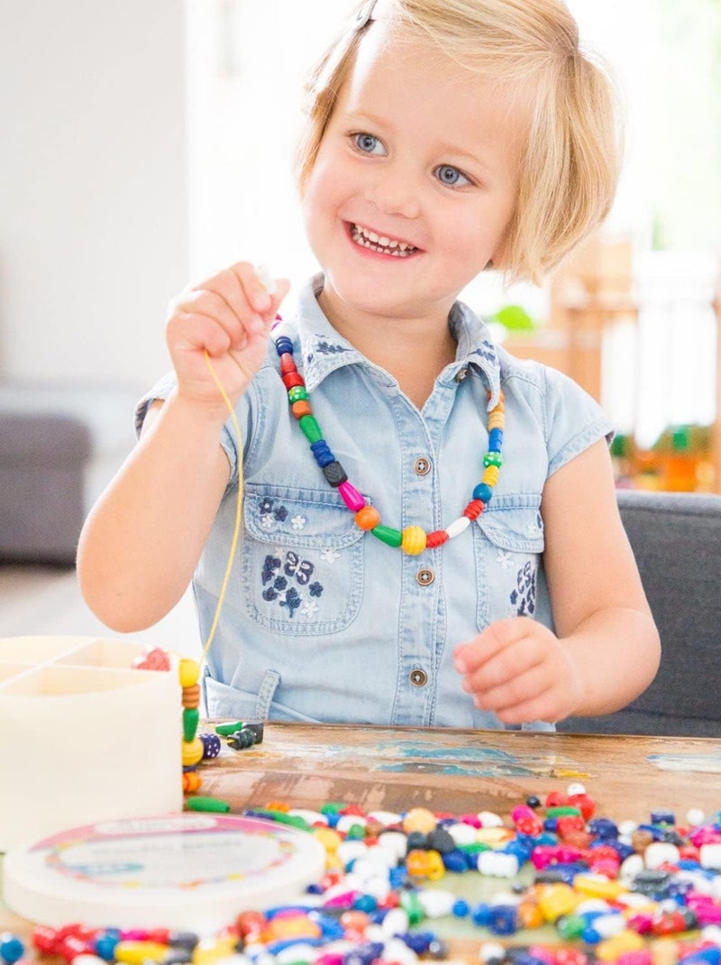 Boîte de perles en bois - 260 gr. N/A - Kiabi