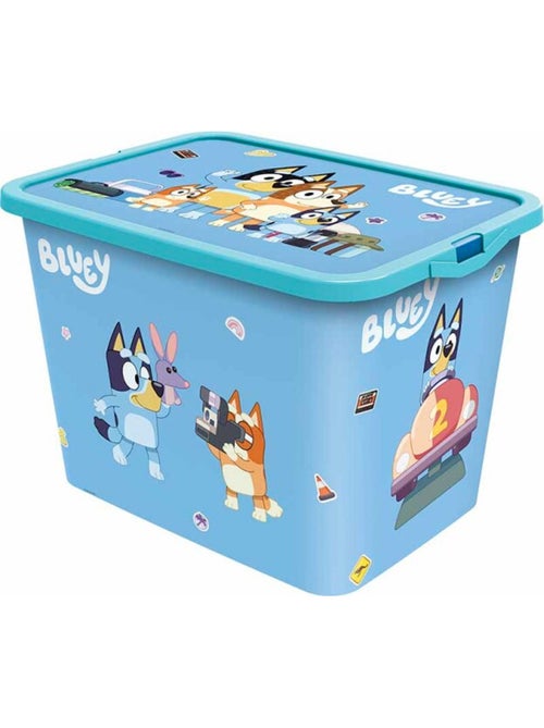 Boîte de rangement 23 L Bluey avec couvercle pour jouets et accessoires - Kiabi Boîte de rangement 23 L Bluey avec couvercle pour jouets et accessoires - Kiabi