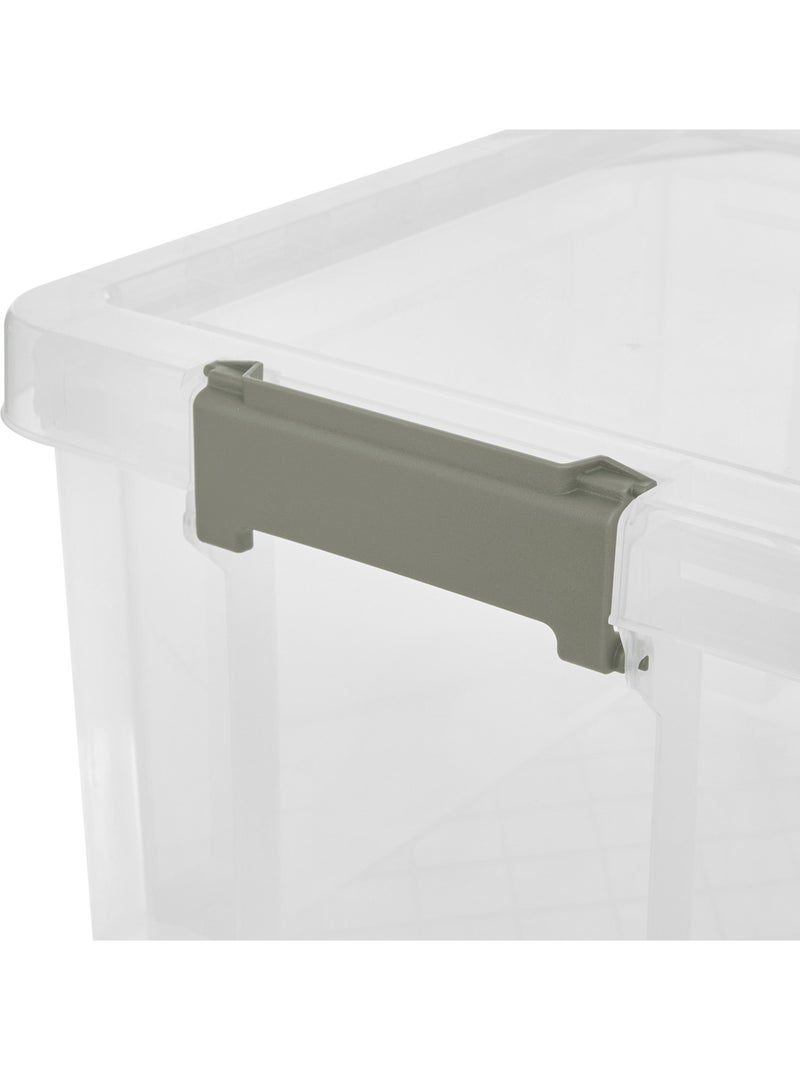 Boîte de rangement 35L FORTY PLUS Transparent - Kiabi