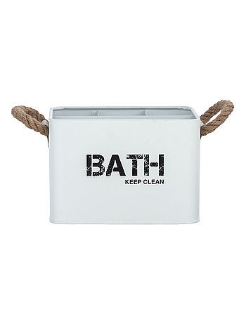 Boîte de rangement 4 compartiments salle de bain GARA