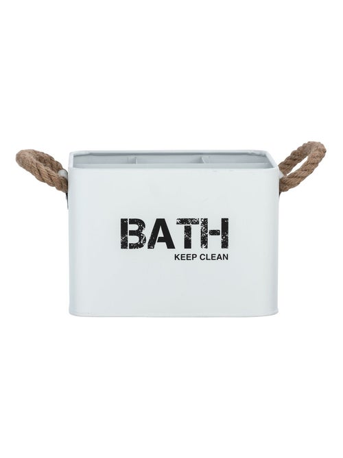 Boîte de rangement 4 compartiments salle de bain GARA - Kiabi