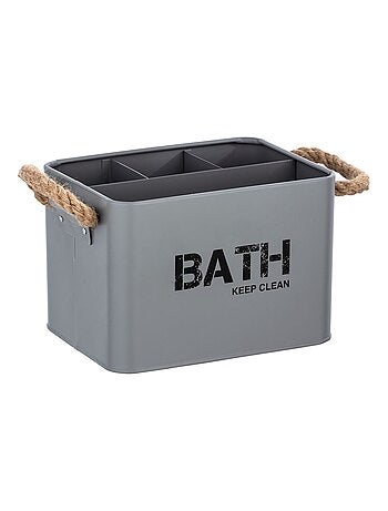 Boîte de rangement 4 compartiments salle de bain GARA