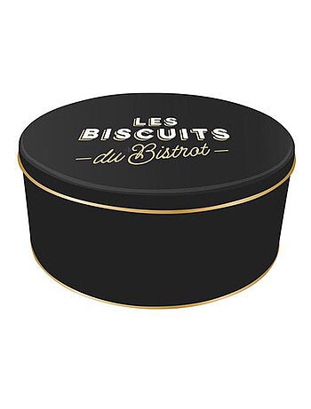 Boite de rangement à biscuits en métal AU BISTROT Biscuits