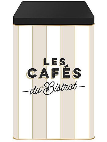 Boite de rangement à café en métal AU BISTROT Café