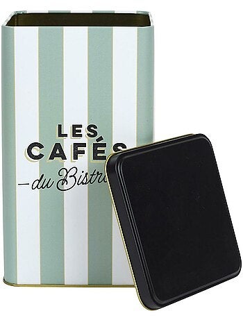 Boite de rangement à café en métal AU BISTROT Café