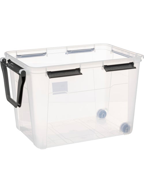 Boîte de rangement à clip 100L PROTECT+ - Kiabi Boîte de rangement à clip 100L PROTECT+ - Kiabi