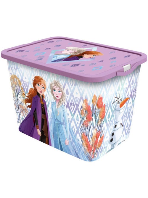 Boîte de rangement à couvercle 'La Reine des Neiges' 23 L avec poignée - Kiabi Boîte de rangement à couvercle 'La Reine des Neiges' 23 L avec poignée - Kiabi