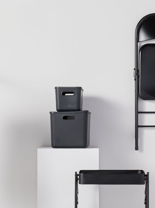 Boite de rangement avec couvercle - Kiabi