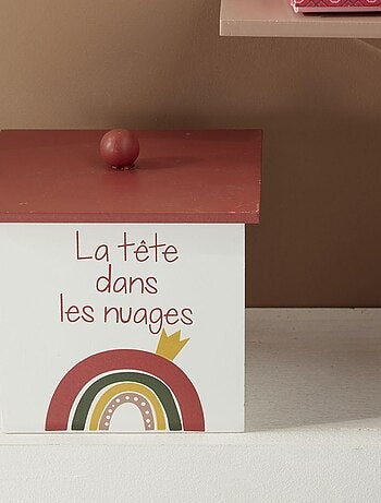 Boîte de rangement avec couvercle TETE DANS LES NUAGES