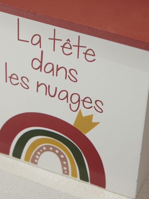 Boîte de rangement avec couvercle TETE DANS LES NUAGES - Kiabi