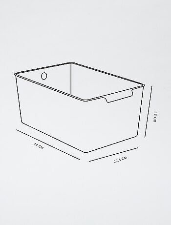 Boite de rangement avec poignée