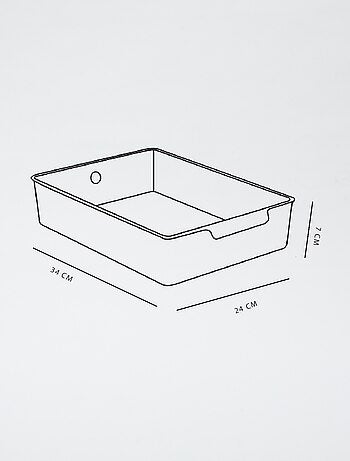 Boite de rangement avec poignée