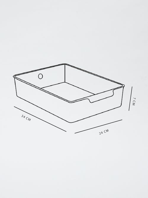 Boite de rangement avec poignée - Kiabi Boite de rangement avec poignée - Kiabi