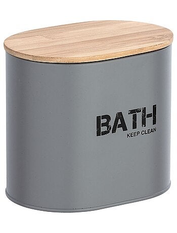 Boîte de rangement de salle de bain avec couvercle GARA