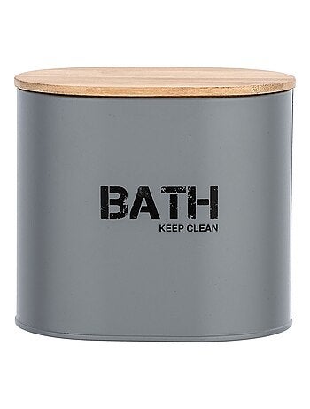 Boîte de rangement de salle de bain avec couvercle GARA