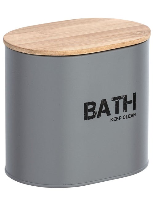 Boîte de rangement de salle de bain avec couvercle GARA - Kiabi