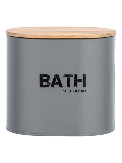 Boîte de rangement de salle de bain avec couvercle GARA - Kiabi