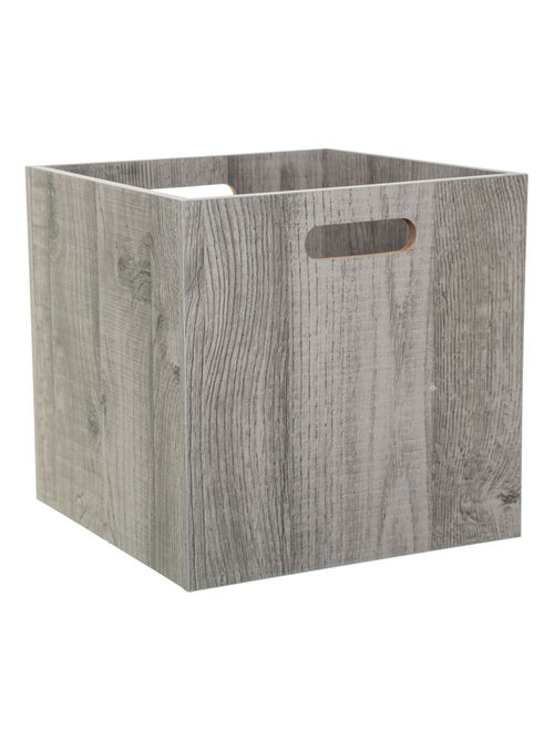 Boîte de rangement design bois Mix n' modul - Kiabi
