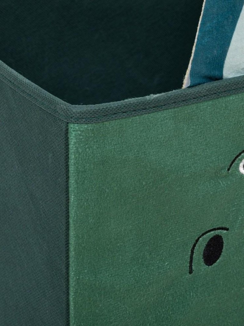 Boîte de rangement dino 29x29 Vert - Kiabi