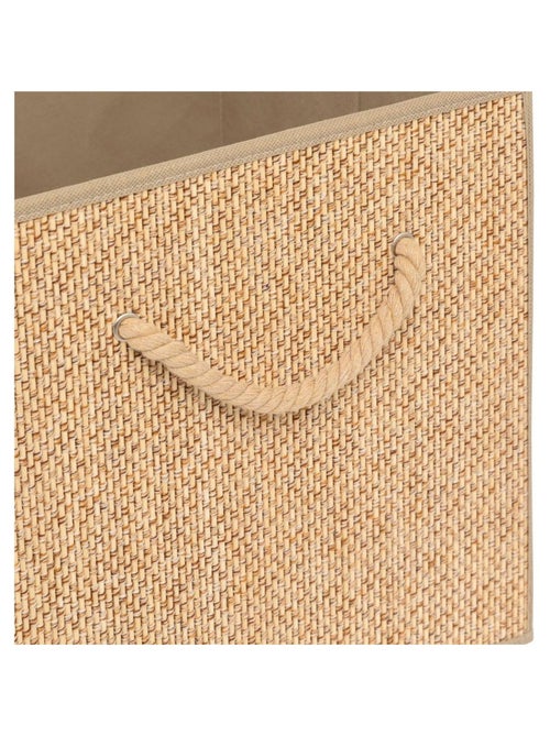Boîte de rangement effet rotin STEMY - Kiabi