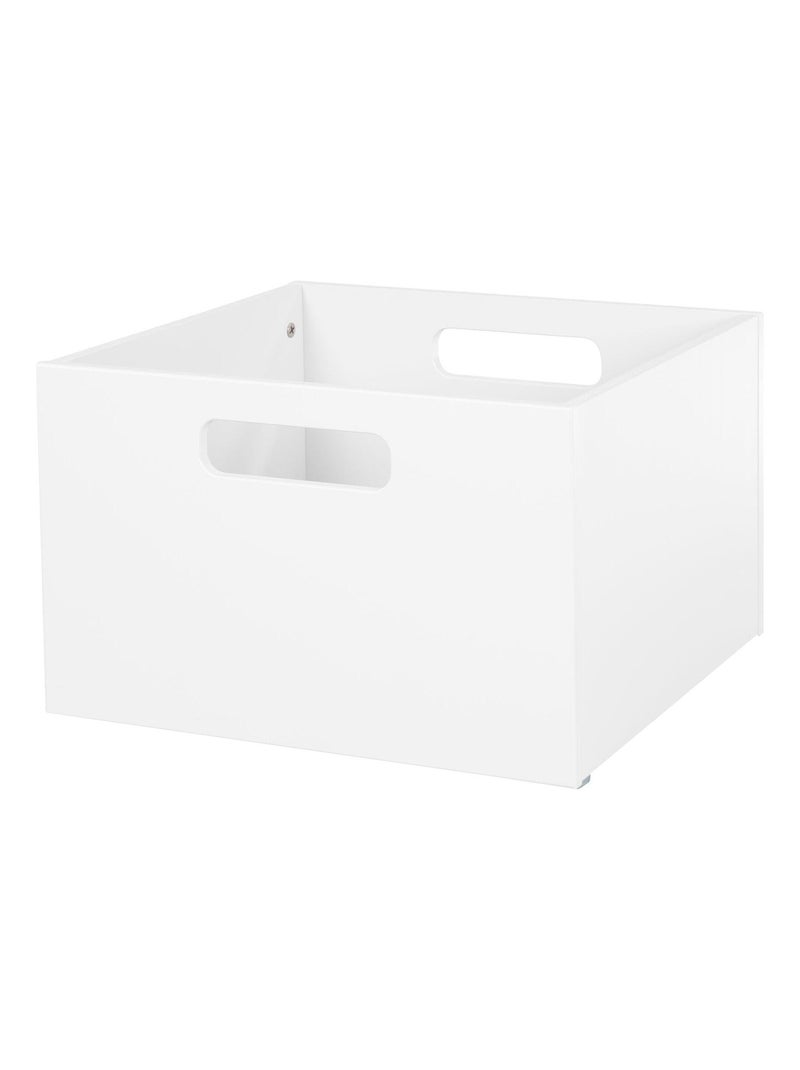 Boîte de rangement en bois pour les jouets 'Roba' Blanc - Kiabi