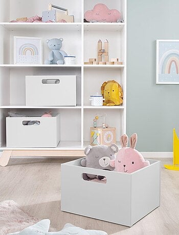 Boîte de rangement en bois pour les jouets ROBA