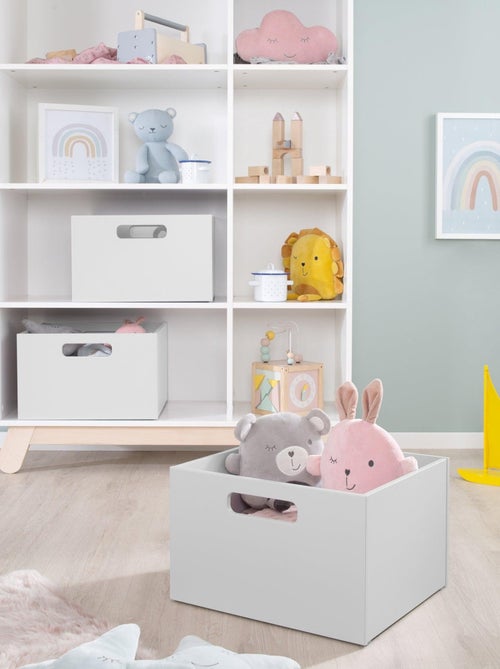 Boîte de rangement en bois pour les jouets ROBA - Kiabi
