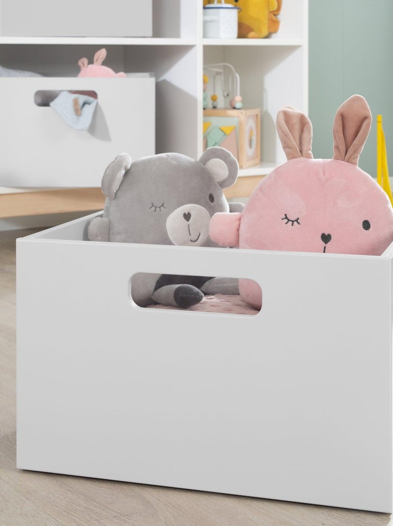 Boîte de rangement en bois pour les jouets ROBA Gris - Kiabi