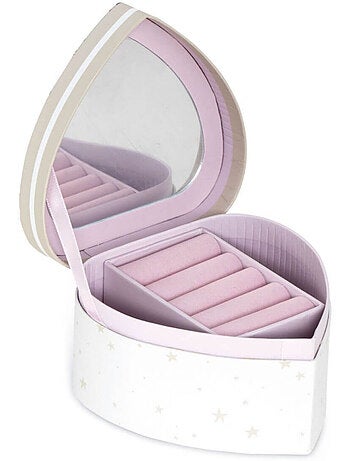 Boite de rangement en forme de Coeur 12x12x7 cm - Angel & Stitch (Lilo & Stitch)