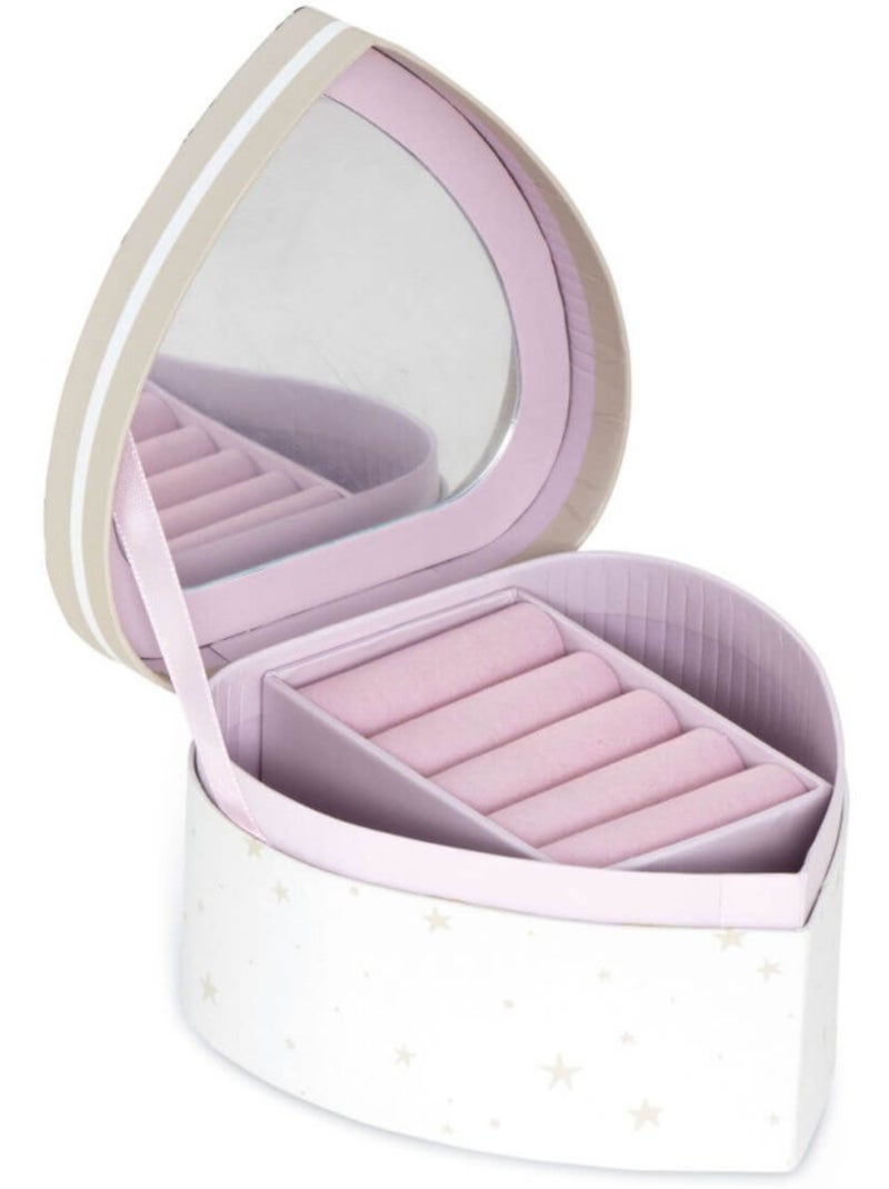 Boite de rangement en forme de Coeur 12x12x7 cm - Angel & Stitch (Lilo & Stitch) Multicolore - Kiabi