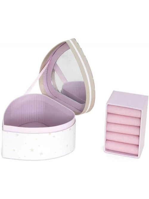 Boite de rangement en forme de Coeur 12x12x7 cm - Angel & Stitch (Lilo & Stitch) - Kiabi