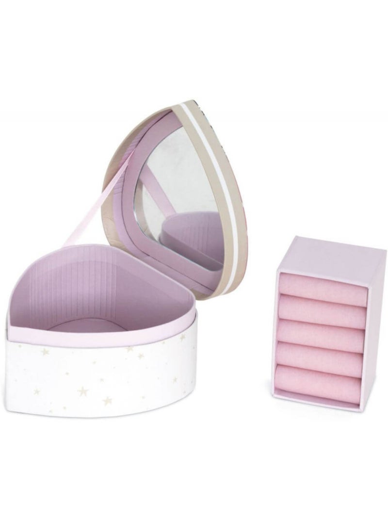 Boite de rangement en forme de Coeur 12x12x7 cm - Angel & Stitch (Lilo & Stitch) Multicolore - Kiabi